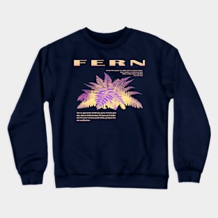 Fern yellow Crewneck Sweatshirt